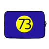 73 the perfect number t shirt the big bang theory cool funny Laptop sleeve