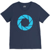 camera shutter V-Neck Tee