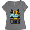 limited adventure life Women's Triblend Scoop T-shirt