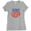 made in usa Ladies Fitted T-Shirt