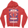 Never Underestimate The Strength Of A Colon Cancer Warrior Zipper Hoodie