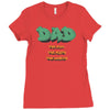 dad the man the myth the legend Ladies Fitted T-Shirt