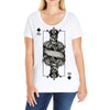 king of spades Ladies Curvy T-Shirt