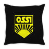 ossi  fdj ddr fun Throw Pillow
