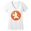 Kid Goku Kamehameha 4 Star Women's V-Neck T-Shirt