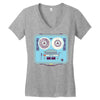 reel to reel Women's V-Neck T-Shirt