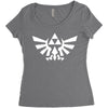 zelda logo Women's Triblend Scoop T-shirt