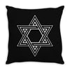 star blacked Throw Pillow