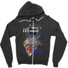 who loves rotweiller Zipper Hoodie