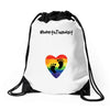 Worth The Wait Baby Foot Drawstring Bags
