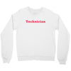 technician t shirt technics parody dj vinyl 1200 hip hop illest techno Crewneck Sweatshirt