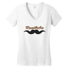 mustache (2) Women's V-Neck T-Shirt