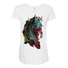 zombie horse new Maternity Scoop Neck T-shirt