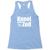 kneel before zod Racerback Tank