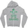 keep calm ireland Zipper Hoodie