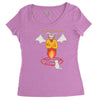 black meowgic Women's Triblend Scoop T-shirt