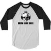 drum and bass 3/4 Sleeve Shirt