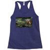 dinosaur attack Racerback Tank