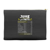 June Girl Facts Cancer Accessory Pouches