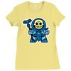 mitesized skeleboy Ladies Fitted T-Shirt