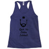quit yo jibba jabba Racerback Tank