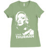 uma thurman Ladies Fitted T-Shirt