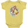shining splash koi Baby Bodysuit