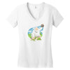 playing god Women's V-Neck T-Shirt
