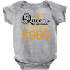 queens are born in october 1969 Baby Bodysuit