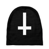 wasted youth inverted cross indie geek swag funny Baby Beanies