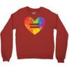 Rainbow Equality Heart Crewneck Sweatshirt
