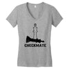 CheckMate Women's V-Neck T-Shirt