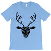 poly deer black T-Shirt