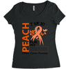 wear peach for  my [you can write any name] Women's Triblend Scoop T-shirt