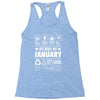 Born In January Racerback Tank