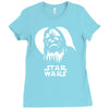 chewbecca star wars ciube chewbacca film cinema&amp;tv Ladies Fitted T-Shirt