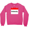 title of day of the week wednesday day of the week Crewneck Sweatshirt