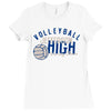 volleyball jefferson high varsity team Ladies Fitted T-Shirt