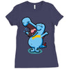 blue crocodile! Ladies Fitted T-Shirt