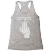 read between the lines Racerback Tank