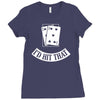 i'd hit that black jack Ladies Fitted T-Shirt