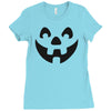 jack o lantern halloween Ladies Fitted T-Shirt