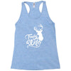 trophy wife deer Racerback Tank