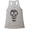 loco coco skul Racerback Tank