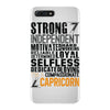 Strong Independent Motivated Capricorn iPhone 7 Plus Case