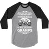 motorcycles Gramps 3/4 Sleeve Shirt