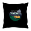 Way Down We Go Throw Pillow