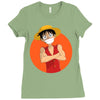 monkey d. luffy Ladies Fitted T-Shirt