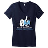 rex and whiskers attorneys Women's V-Neck T-Shirt
