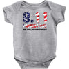 9.11 Patriot Day We Will Never Forget Baby Bodysuit